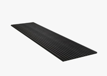 Muurdecoratie Woodupp Black Ash