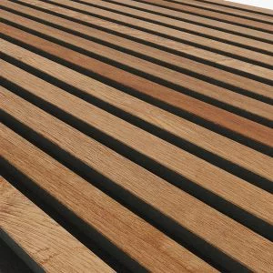 Akupanel Rustiek (Bruin Eiken)