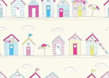 F -  STRANDHUISJE ROZE