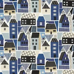 F - BLAUWE HUISJES