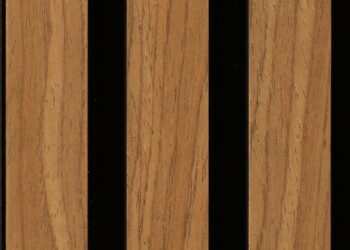 Akoestisch Paneel Walnut 600x2600 mm